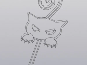 Angry cat Trellis Planter decoration 3D Print Model