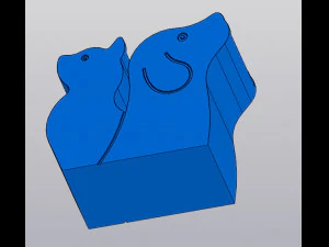 Vase Pen holder Pets 3D Print Model