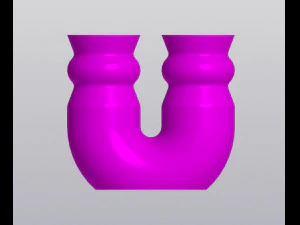 Vase Porte-stylo Corps g&eacute;om&eacute;triques Modèles 3D en vedette