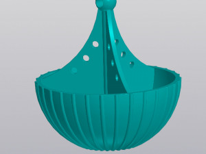 Hanging planter Holder for small things 3D Print Model