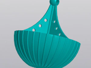 Hanging planter Holder for small things 3D Print Model
