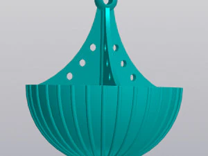 Hanging planter Holder for small things 3D Print Model