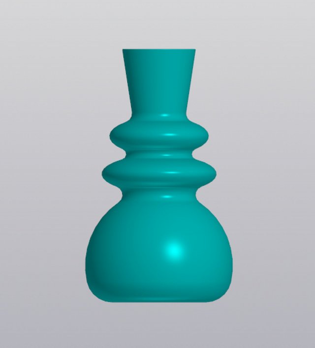 Elegant vase v2 Model do druku 3D .c4d .max .obj .3ds .fbx .stl .blend 