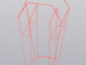 Coffin Pen holder 3D Print Model