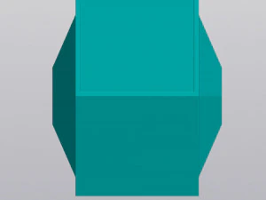 Sechseck-Organizer 3D Druckmodell