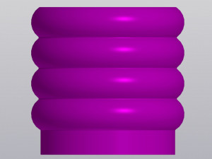 Round forms planter version 2 low radius easier print 3D Print Model
