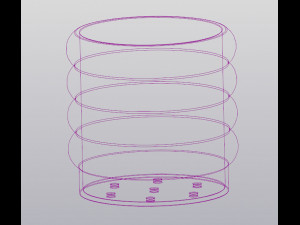Round forms planter version 2 low radius easier print 3D Print Model