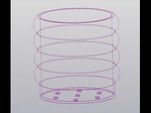 Round forms planter version 2 low radius easier print 3D Print Model