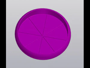 Round forms planter version 2 low radius easier print 3D Print Model