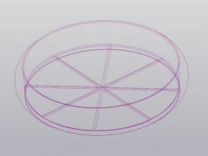 Round forms planter version 2 low radius easier print 3D Print Model