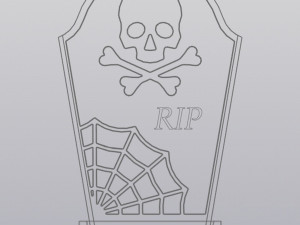 Tombstone Planter 3D Baskı Modeli