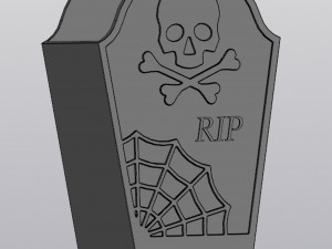 Tombstone Planter 3D Baskı Modeli