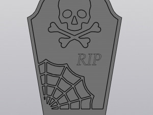 Tombstone Planter 3D Baskı Modeli
