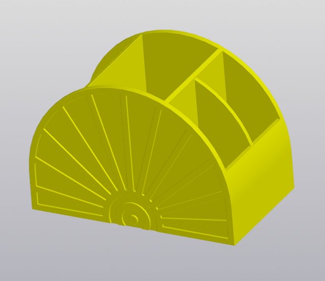 Sun Pen holder Modello di stampa 3D .c4d .max .obj .3ds .fbx .stl .blend 