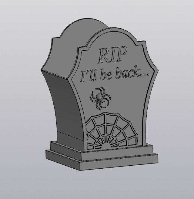 Tombstone Planter version 2 3D-Druckmodell .c4d .max .obj .3ds .fbx .stl .blend 