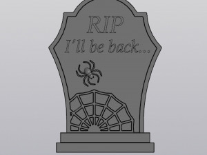 Tombstone Planter version 2 3D-Druckmodell