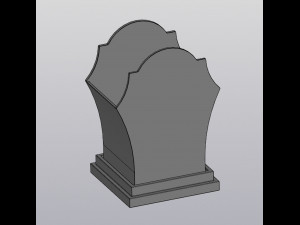 Tombstone Planter version 2 3D-Druckmodell