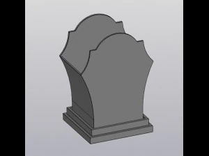 Tombstone Planter versie 2 3D printmodel