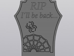 Tombstone Planter version 2 3D-Druckmodell