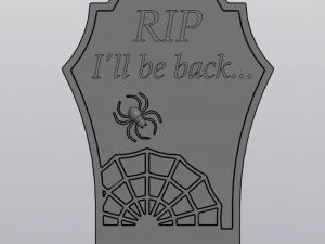 Tombstone Planter versie 2 3D printmodel