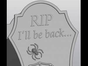 Tombstone Planter version 2 3D-Druckmodell