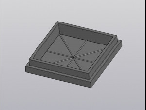 Tombstone Planter version 2 3D-Druckmodell