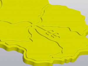Hibiscus Cup coaster Modello di stampa 3D