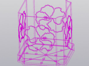 Hibiscus Planter Modelo de impresión 3D