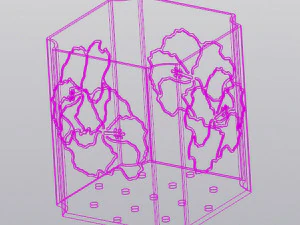 Hibiscus Planter 3D Print Model