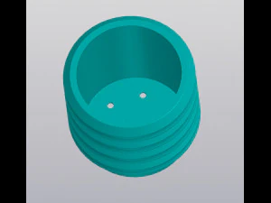 Planter Wave 3D Print Model