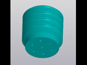 Planter Wave 3D Print Model