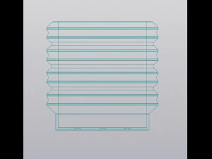 Planter Wave 3D Print Model