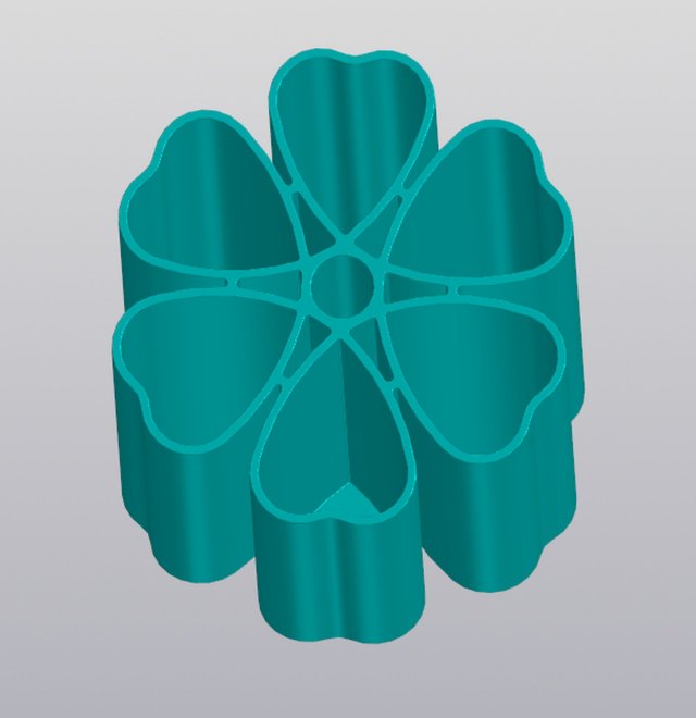 Flower Pen holder Organizer 3D-printmodel .c4d .max .obj .3ds .fbx .stl .blend 