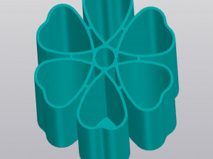 Flower Pen holder Organizer Modelo de impresión 3D