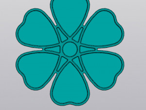 Flower Pen holder Organizer 3D-printmodel