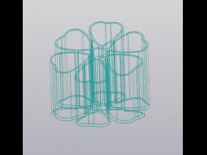 Flower Pen holder Organizer 3D-printmodel