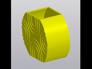 Rainbow Vase Organizer Model Cetak 3D