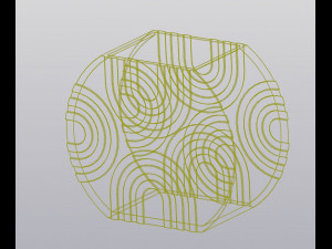 Rainbow Vase Organizer Model Cetak 3D