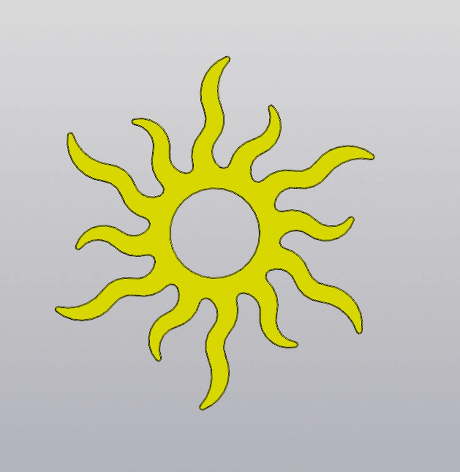 Sun Cup coaster version 2 3D Print Model .c4d .max .obj .3ds .fbx .stl .blend 