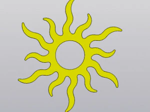 Base para copos Sun Cup versão 2 Modelo de Impressão 3D