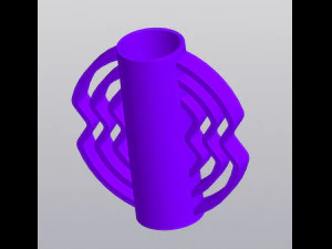 Patterned vase v2 3D Print Model