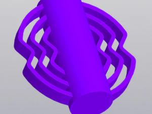 Patterned vase v2 3D Print Model