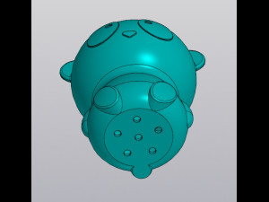 Set Planter and Vase Penholder Panda 3D Print Model