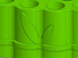 Set Planter and Vase Penholder Panda 3D Print Model