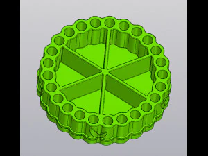 Set Planter and Vase Penholder Panda 3D Print Model
