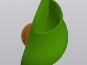 牛油果花瓶笔架 3D 打印模型