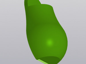 牛油果花瓶笔架 3D 打印模型