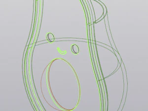 Avocado Vase Pen holder 3D Print Model