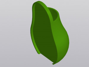 牛油果花瓶笔架 3D 打印模型