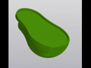 Avocado Vase Pen holder 3D Print Model